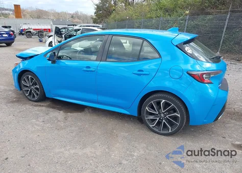 2019 Toyota Corolla Xse from USA, damaged, VIN JTNK4RBE2K3060496